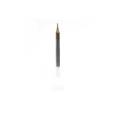 MICRO CORTADOR DE CARBURO MILIMETRICO BOLA 0.45 X50 2 FILOS CON RECUBRIMENTO (HRC55)