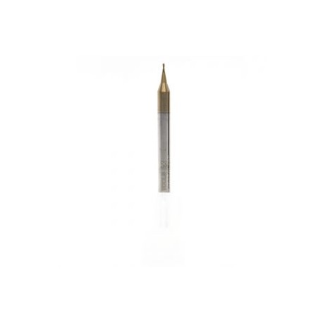 MICRO CORTADOR DE CARBURO MILIMETRICO RECTO 0.8 X50 2 FILOS CON RECUBRIMENTO (HRC55)