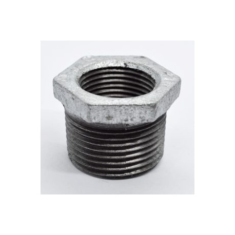 REDUCCION BUSHING GALVANIZADA “1 X 3/4” C-40