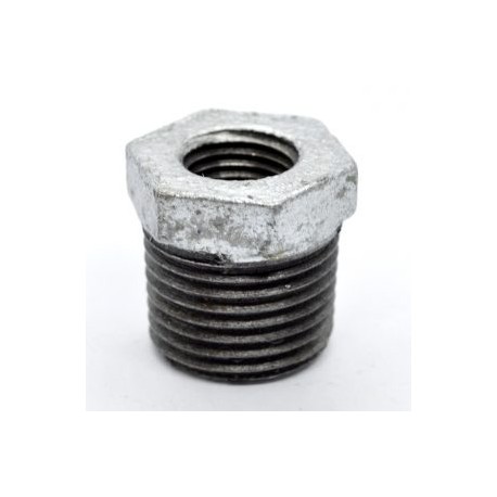 REDUCCION BUSHING GALVANIZADA “1/2 X 1/4” C-40