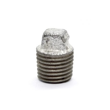 TAPON MACHO GALVANIZADO “1/4” C-40