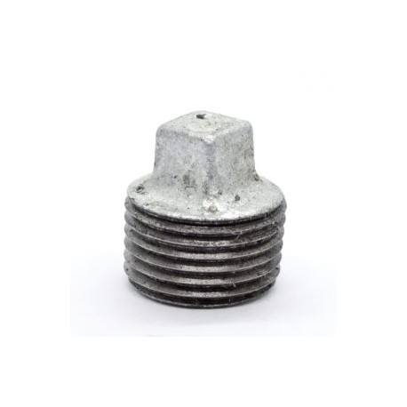 TAPON MACHO GALVANIZADO “3/8” C-40