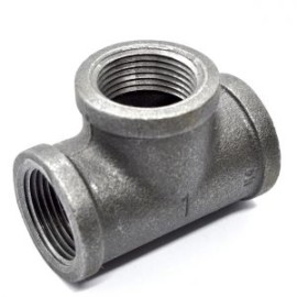 TEE NEGRA  90° “1” C-80