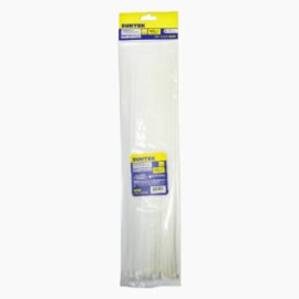 CINCHOS PLASTICO BLANCO 368MM X 4.6MM (25 PIEZAS)
