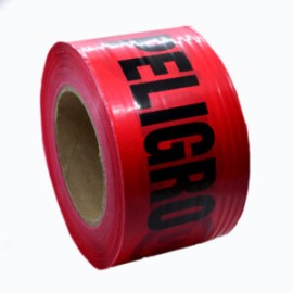 CINTA ROJA DE PELIGRO 3″X 300 M