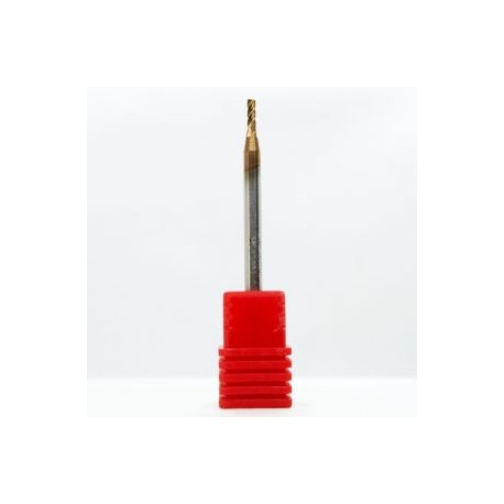 CORTADOR VERTICAL CARBURO RECTO 1/16 CON RECUBRIMIENTO 4 FILOS (HRC55)