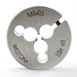 DADO TARRAJA “M3x0.5″ HSS DIA. 1 ” IZQUIERDO