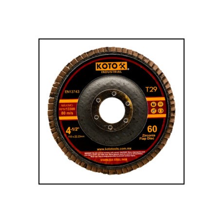 DISCO DE LIJA 4 1/2 GRANO 60