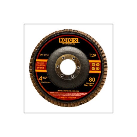 DISCO DE LIJA 4 1/2 GRANO 80