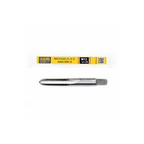 MACHUELO MILIMETRICO SEMICONICO ALTA VELOCIDAD 12X1.25  (KOTO TOOLS)