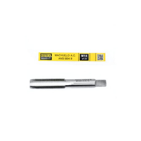 MACHUELO MILIMETRICO SEMICONICO ALTA VELOCIDAD 14X1.5 (KOTO TOOLS)