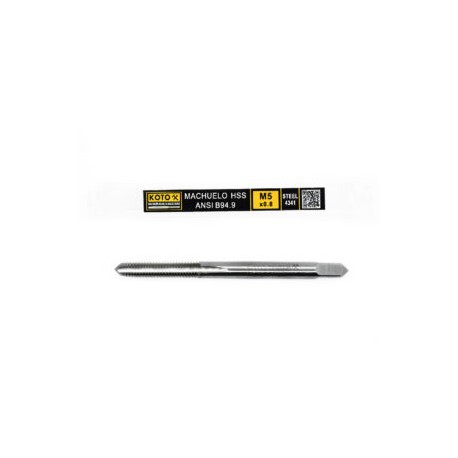 MACHUELO MILIMETRICO SEMICONICO ALTA VELOCIDAD 5X0.80  (KOTO TOOLS)