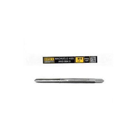 MACHUELO MILIMETRICO SEMICONICO ALTA VELOCIDAD 6X1.0  (KOTO TOOLS)