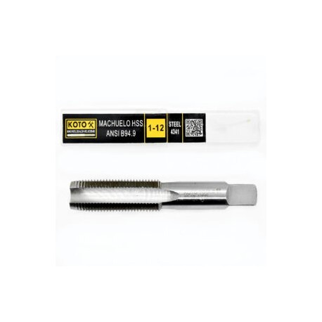 MACHUELO SEMICONICO ALTA VELOCIDAD 1-12 FINO (KOTO TOOLS)