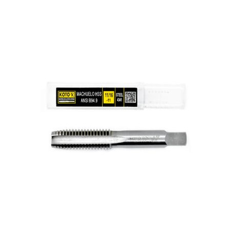 MACHUELO SEMICONICO ALTA VELOCIDAD 11/16-11 STD (KOTO TOOLS)