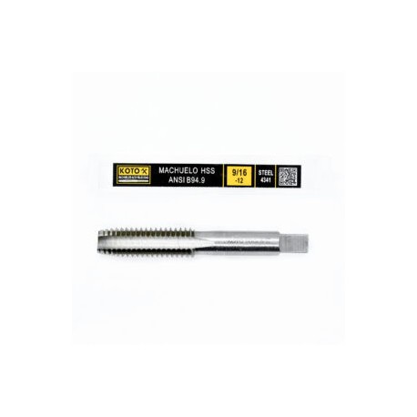 MACHUELO SEMICONICO ALTA VELOCIDAD 9/16-12 STD (KOTO TOOLS)